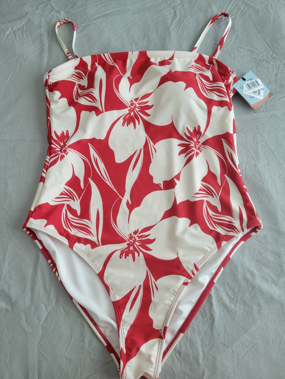 Shade & Shore floral one piece swimsuit